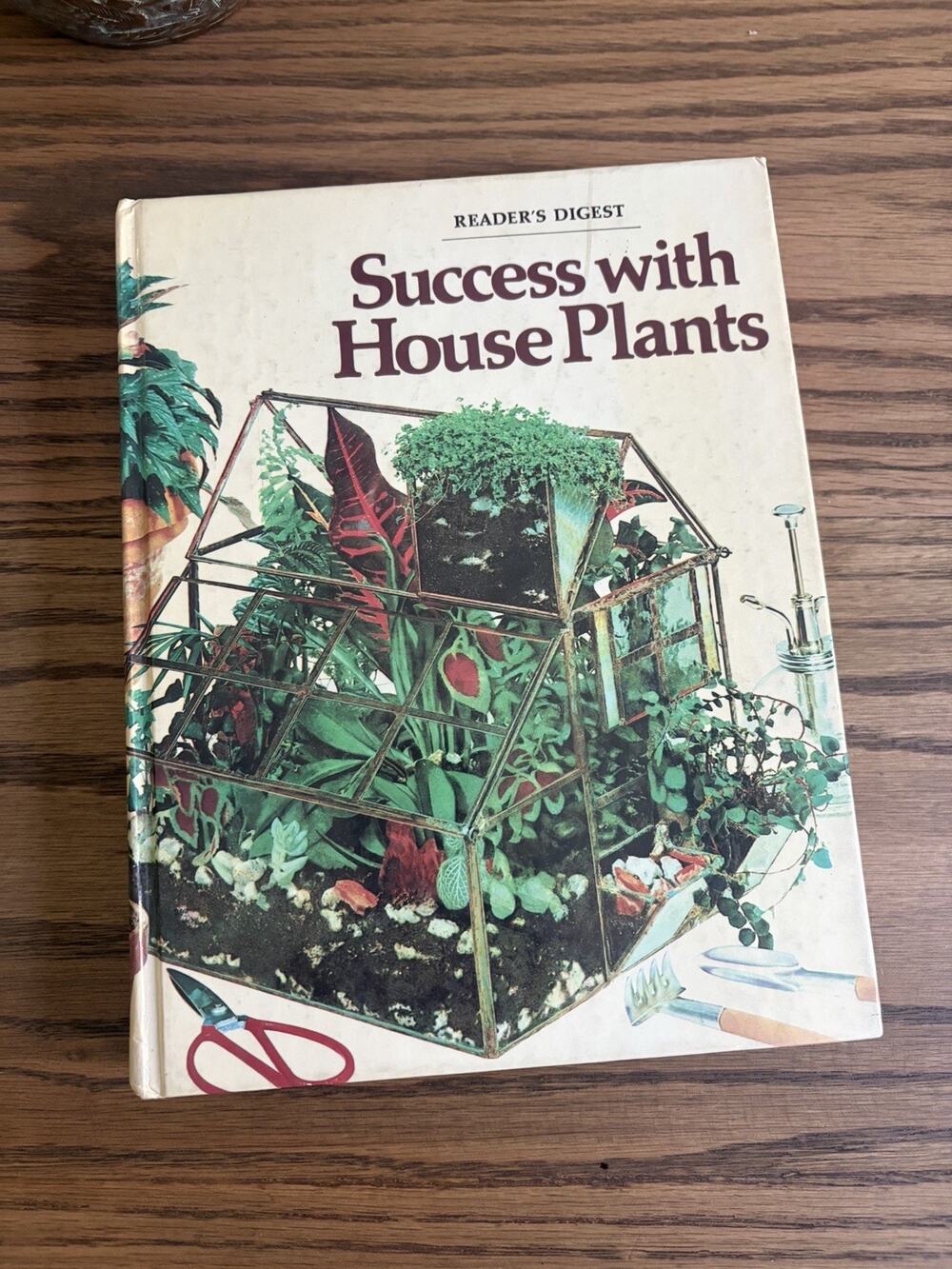 Vintage 1970s Plant Book 'Success With House Plants' Hardcover Coffee Table Book
